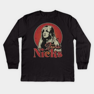 VINTAGE-  stevie nicks Kids Long Sleeve T-Shirt